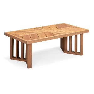 Mason - Wood Rectangle Cocktail Table (FSC 100% Eucalyptus)