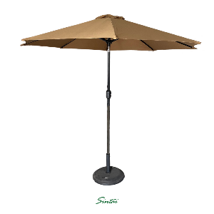 7.5ft Metal Outdoor Umbrella with Steel Frame